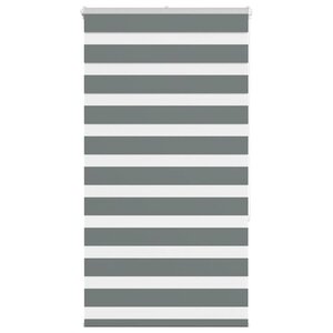 vidaXL Store zèbre gris foncé largeur du tissu 85 9 cm polyester
