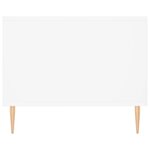 vidaXL Table basse blanc 90x50x40 cm bois d'ingénierie