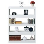 vidaXL Bibliothèque/Séparateur de pièce Blanc 100x30x135 cm