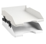 Eléments de superposition pour corbeille à courrier combo (x4) - noir - exacompta