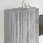 vidaXL Meuble TV mural Montage mural Gris Sonoma 59 5 x 31 x 100 cm