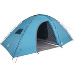 vidaXL Tente de camping 8 personnes bleu imperméable