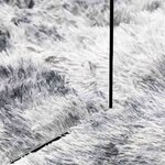 vidaXL Tapis shaggy à poils longs NAVARRA gris argenté 200x290 cm