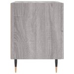 vidaXL Tables de chevet 2 Pièces sonoma gris 40x35x47 5 cm