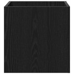 Meuble d'entrée en bois d'ingénierie chêne noir vidaXL