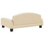 vidaXL Canapé pour enfants crème 70x45x30 cm tissu