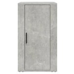 vidaXL Buffet Gris béton 40x33x70 cm Bois d'ingénierie