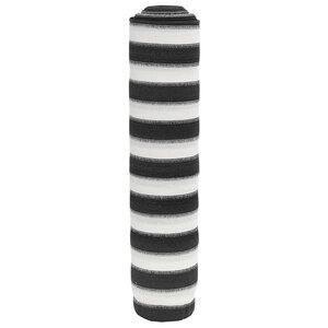 vidaXL Filet brise-vue anthracite et blanc 1 8x50 m PEHD 195 g/m²