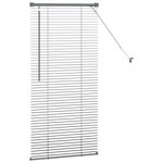 vidaXL Store de Fenêtre Gris foncé 60 x 130 cm Aluminium
