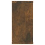 vidaXL Étagères murales cubiques 4 Pièces Chêne fumé 100x15x30 cm