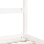 vidaXL Cadre de lit d'enfants tiroirs blanc 90x190 cm bois pin massif