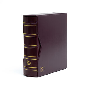 Album pour ranger 200 lettres  FDC au format C6. Couleur - Bordeaux