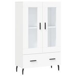vidaXL Buffet haut blanc 69 5x31x115 cm bois d'ingénierie
