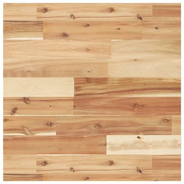 vidaXL Dessus de table carré 50x50x2 cm bois massif d'acacia