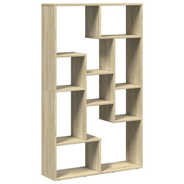 vidaXL Bibliothèque chêne sonoma 72x20x120 5 cm bois d'ingénierie
