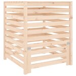 vidaXL Composteur 82 5x82 5x99 5 cm Bois massif de pin