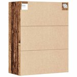 vidaXL Armoire murale suspendue vieux bois 69 5x32 5x90 cm