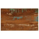 vidaXL Dessus de table 40x20x2 5 cm rectangulaire bois massif récupéré