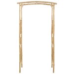 vidaXL Arche de jardin Naturel 110 x 40 x 205 cm Bambou