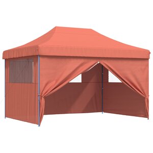 vidaXL Tente de fête 279 x 410 x 315 cm Terre cuite Tissu Oxford