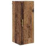 vidaXL Haut Armoire 2 Pièces Bois Ancien Bois d'ingénierie