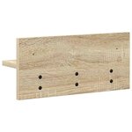 vidaXL Porte-manteau mural Chêne Sonoma 40 x 10 5 x 18 cm