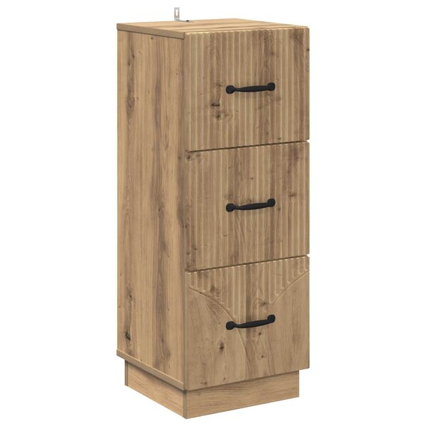 vidaXL Armoire à tiroirs 33 x 34 5 x 87 cm Bois d'ingénierie