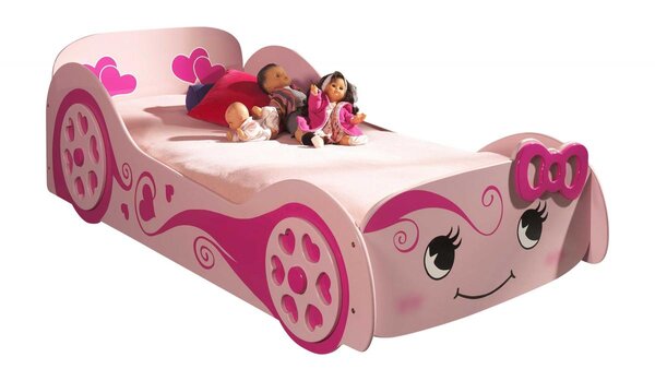 Funbeds Lit voiture Hello PrettyLit voiture Hello Pretty + Matelas