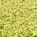 Tapis de bain U en forme de U vert 50x50 cm en polypropylène antidérapant