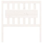 vidaXL Tête de lit Blanc 95 5x4x100 cm Bois massif de pin