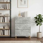 vidaXL Armoire à tiroirs 66 x 34 5 x 90 cm Bois d'ingénierie