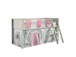 Scott Lit Mezzanine et Rideau Birdy Ses 3 Sacs Rangement Assortis