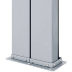 vidaXL Auvent latéral rétractable Noir 220x1200 cm