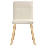 vidaXL Chaises à manger lot de 4 Lin