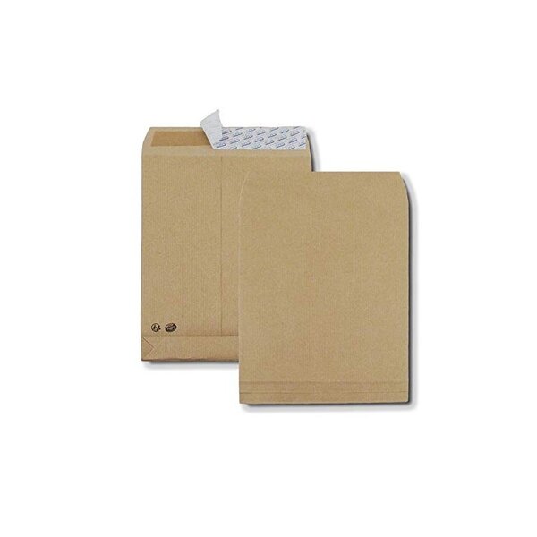 Gpv 250 pochettes à soufflets, c4, 229 x 324 mm, kraft brun