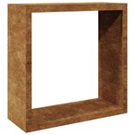 vidaXL Portant de bois de chauffage 100x40x100 cm acier corten