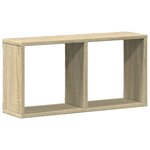 vidaXL Armoire murale 60x16x30 cm chêne sonoma bois d'ingénierie