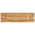 vidaXL Dessus de table à bord vivant 100x40x2 5cm bois massif manguier