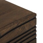 vidaXL Meuble de chevet 50x33x60 cm en bois massif de noyer