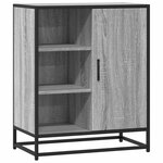 vidaXL Buffet sonoma gris 62x35x76 cm bois d'ingénierie