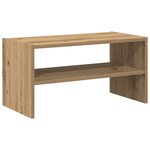 vidaXL Étagère à chaussures empilable chêne artisanal 60x30x30 5 cm
