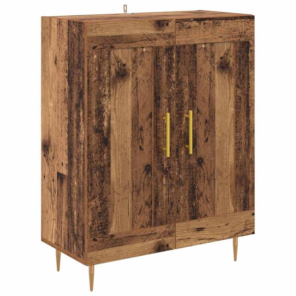 vidaXL Buffet Bois Ancien 69 5 x 34 x 90 cm Bois d'ingénierie et fer