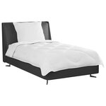 vidaXL Couette avec oreiller 2 Pièces Blanc Microfibre