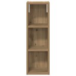 vidaXL Armoire murale de salle de bain Chêne artisan 20 x 16 x 62 5 cm