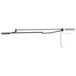 vidaXL Cadre de store rétractable électrique Anthracite 3 x 2 m Acier