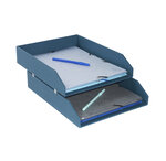 Lot de 2 corbeilles à courrier officebyme - x 2 - exacompta