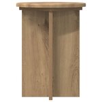 vidaXL Support de Plante 2 pièces Chêne artisanal Ø29 5 x 40 cm