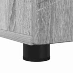 vidaXL Cabinet de salle de bain Gris Sonoma 30 x 35 x 192 cm