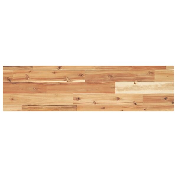 vidaXL Dessus de table rectangulaire 80x20x2 cm bois massif d'acacia
