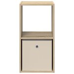 vidaXL Table de chevet Chêne Sonoma 35 x 32 x 68 5 cm